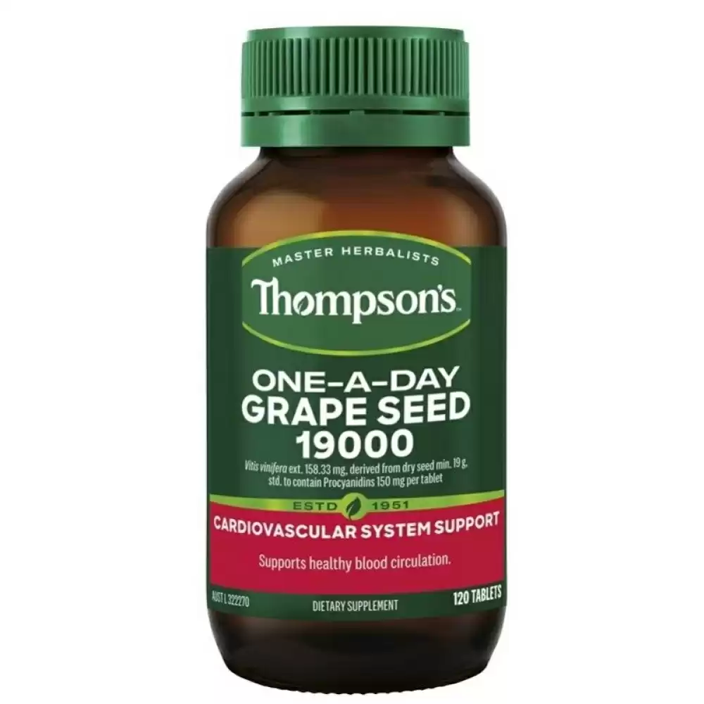 Thompson's 汤普森 葡萄籽精120粒
