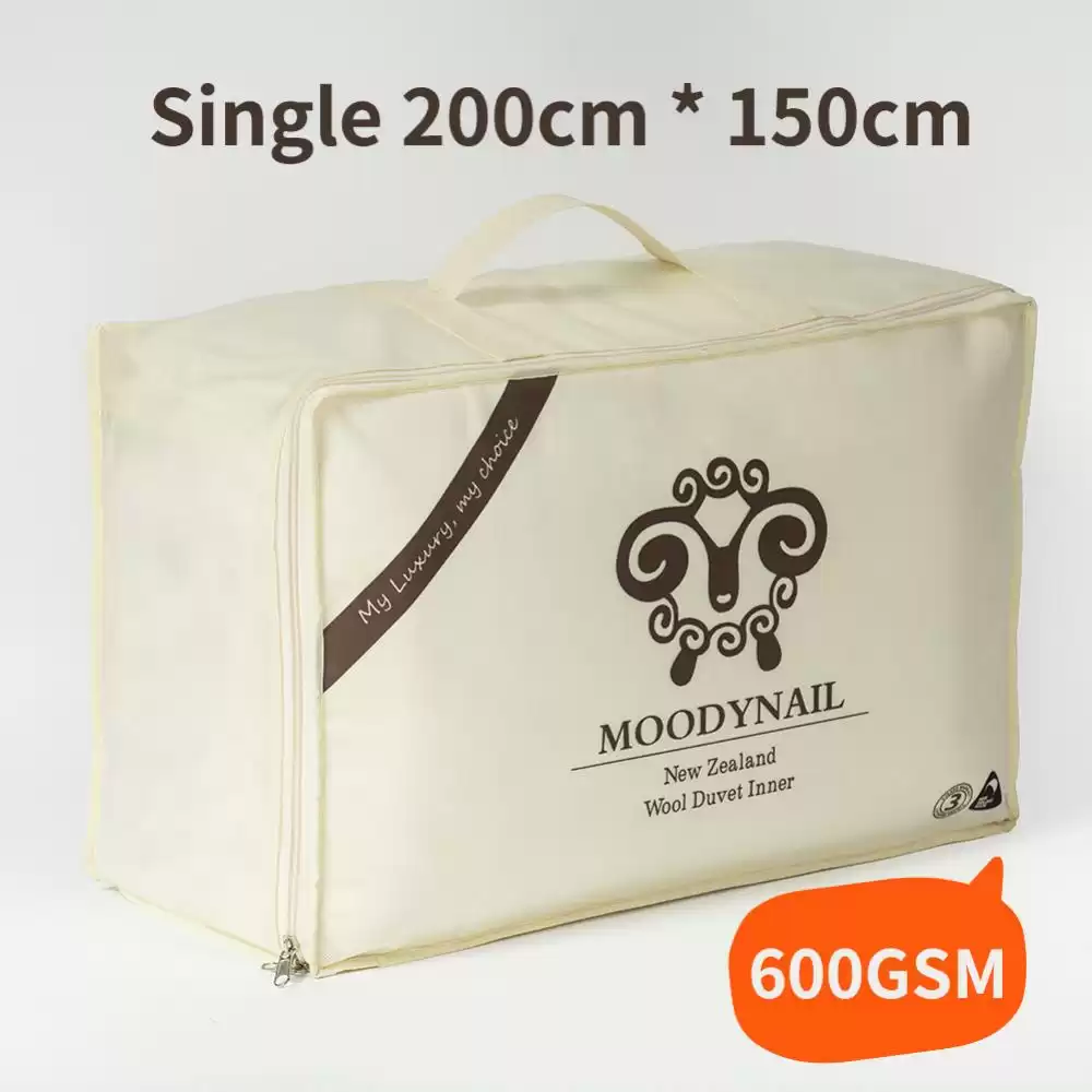 MOODYNAIL 优等新西兰羊毛被 600GSM 150*200CM