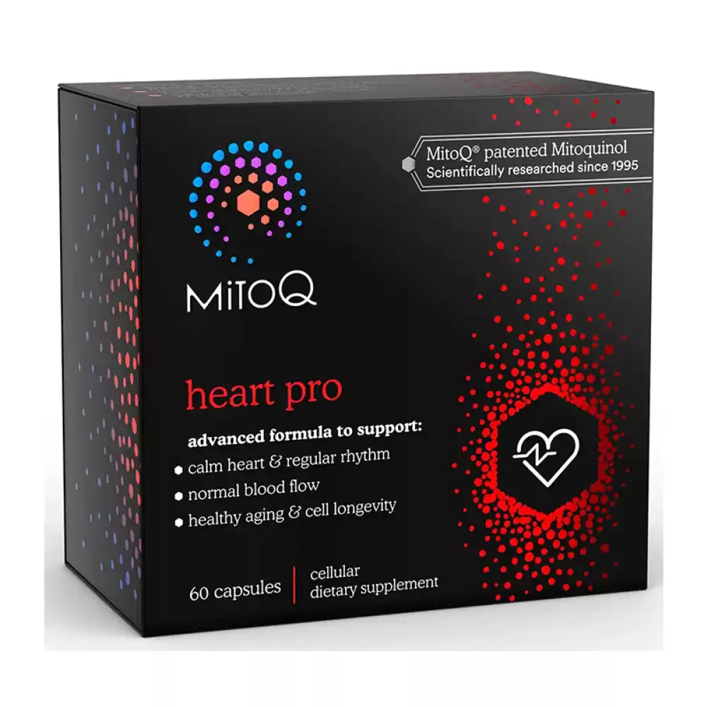 MitoQ Heart Pro 【升级版】舒心胶囊(助力心脏和血管功能健康) 60粒