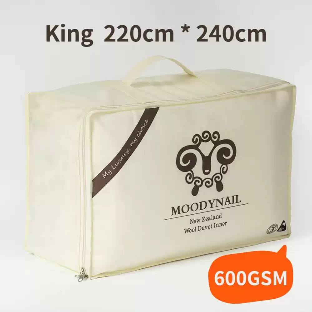 MOODYNAIL 优等新西兰羊毛被 600GSM 220*240CM