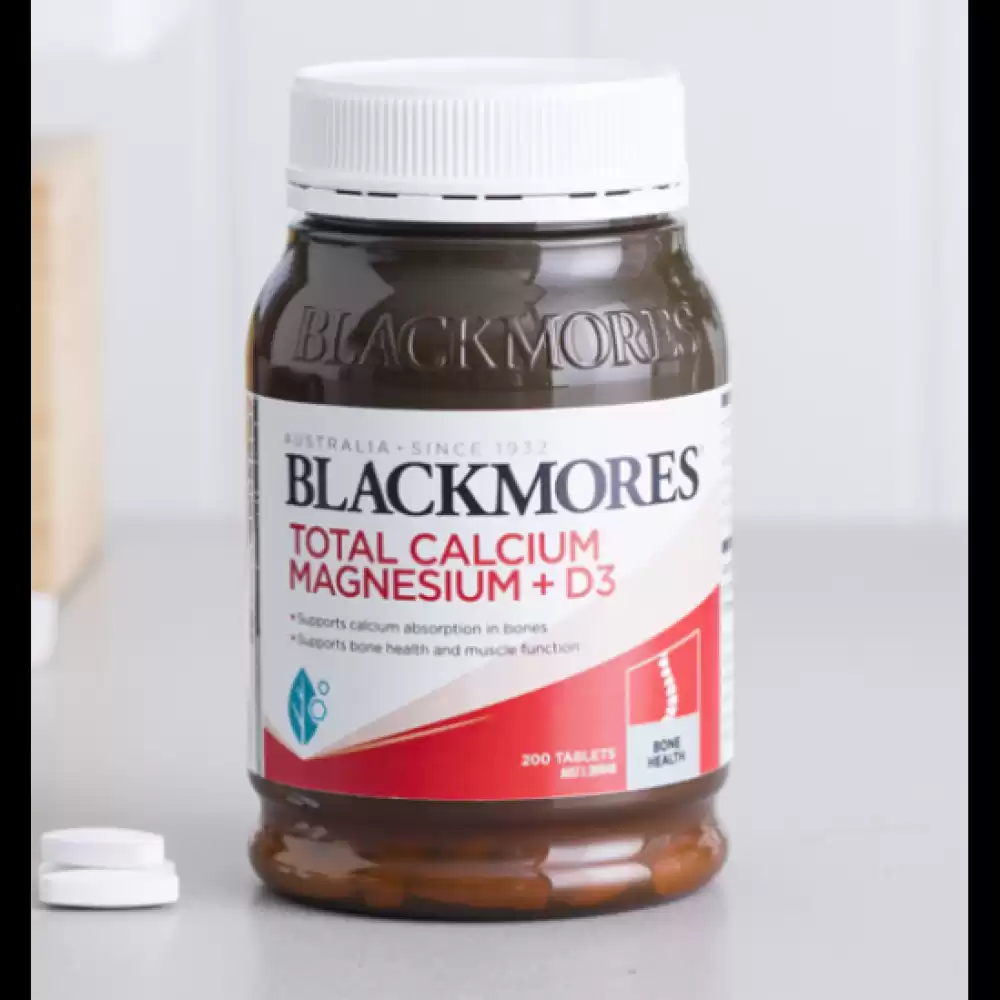 Blackmores 活性钙镁D3片 预防骨质疏松 200片
