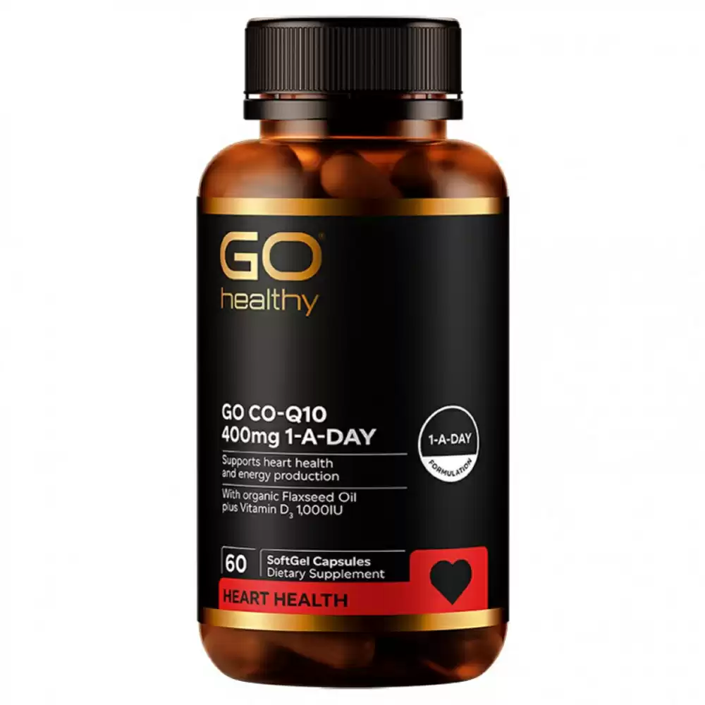 【双11购物节: 保健品】 GO HEALTHY 高之源 400MG 含VD3 辅酶Q10+ 胶囊 60粒