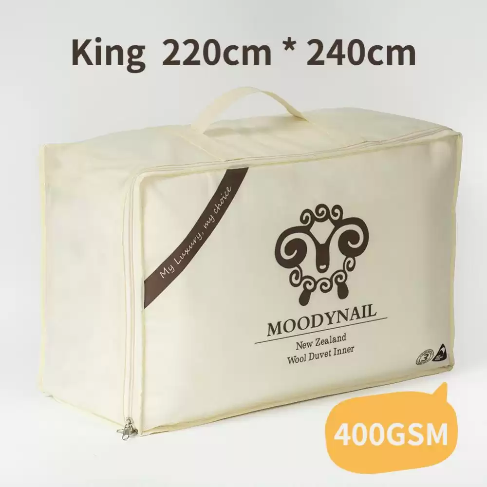 MOODYNAIL 优等新西兰羊毛被 400GSM 220*240CM