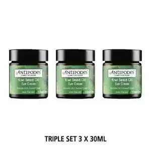 【特惠套装7.5折】Antipodes 奇异果籽油滋养修复眼霜 3支装（3*30ml）
