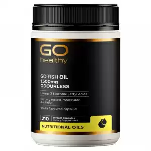Go Healthy 高之源 1500mg 深海鱼油胶囊 210粒（无鱼腥味）
