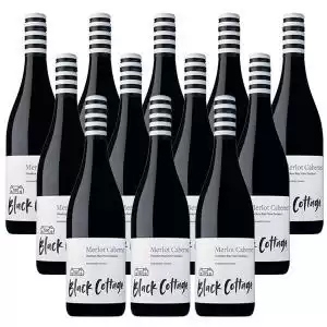【国内现货】  Black Cottage 布莱克庄园梅洛  干红葡萄酒 * 12瓶装