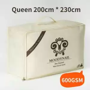 MOODYNAIL 优等新西兰羊毛被 600GSM 200*230CM