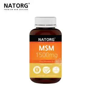 【买6送2】【新款包装】NATORG MSM强效关节止痛胶囊1500mg 120粒*8瓶