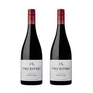 【免邮】TWO RIVERS Tributary 新西兰原产 黑皮诺干红葡萄酒红酒 2瓶装
