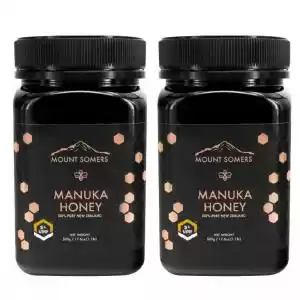 【两瓶套组】Mount Somers 麦卢卡蜂蜜 Manuka Honey UMF5+ 500g