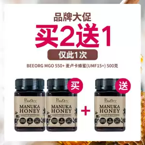 BEEORG MGO 85+ 麦卢卡蜂蜜 便携装 10g*25条 250克