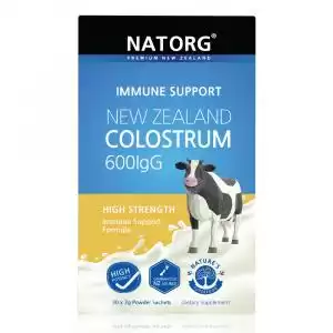 【拍4免1】【可混搭】 NATORG 新西兰600IgG高含量牛初乳粉 3g *30包