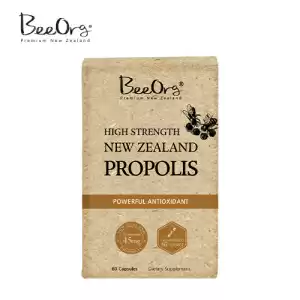 【买6送2】【新款包装】BeeOrg 100%新西兰蜂胶 60粒*8瓶
