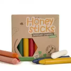 Honey Sticks 纯手工天然蜂蜡笔 8色装 110g