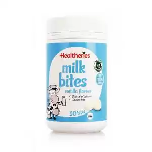 Healtheries 贺寿利牛奶咀嚼片 香草味 50片