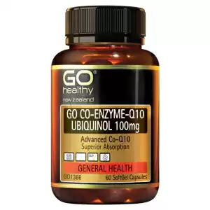 Go Healthy 高之源 泛醇还原型辅酶 Co-Q10 Ubiquinol 100mg 60粒
