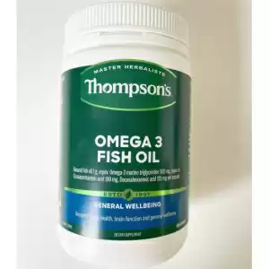 Thompsons 汤普森鱼油胶囊 omega-3深海鱼油1000mg 400粒