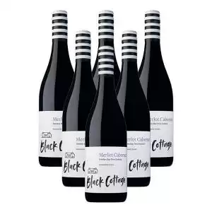 【国内现货】 【新年特惠】Black Cottage 梅洛赤霞珠 干红葡萄酒 * 6瓶装