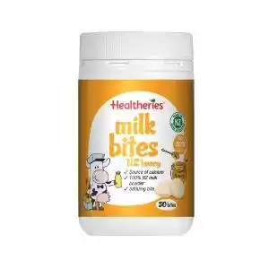 Healtheries 贺寿利牛奶咀嚼片 蜂蜜味 50片